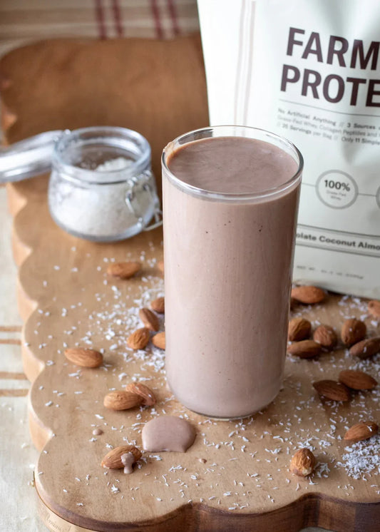 Salted Almond Joy Protein Shake